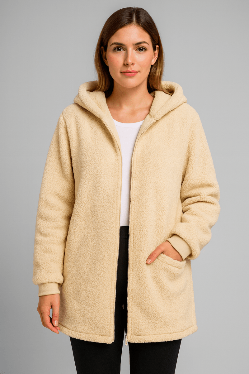 JANE - COZY TEDDY COAT - Edith & Mae