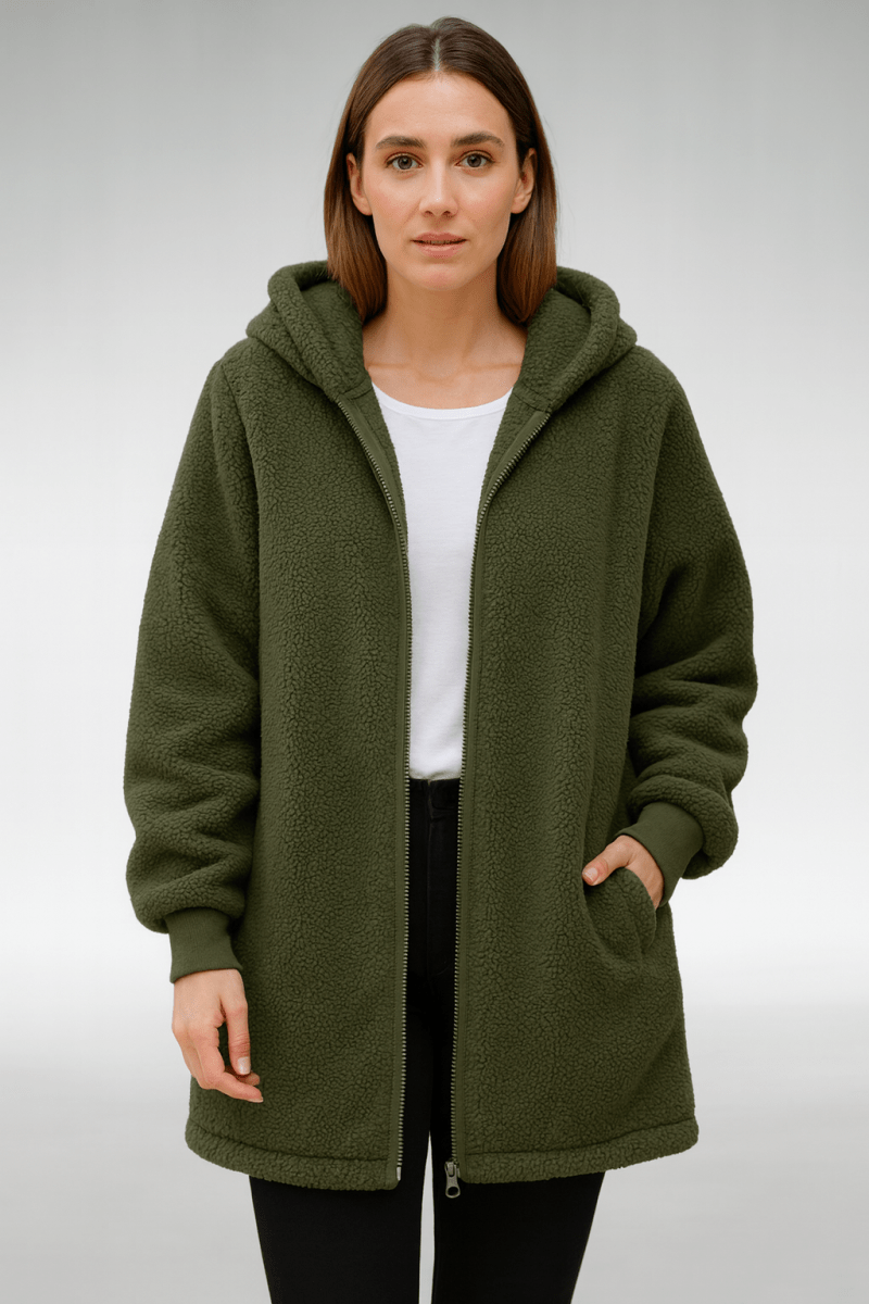 JANE - COZY TEDDY COAT - Edith & Mae