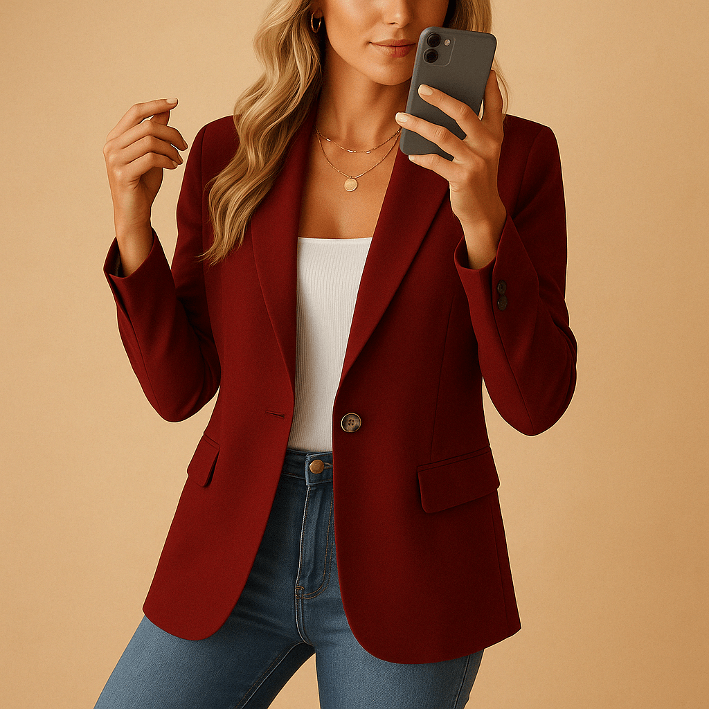 LENA | TAILORED STRETCH BLAZER - Edith & Mae