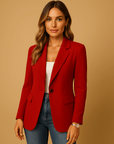LENA | TAILORED STRETCH BLAZER - Edith & Mae