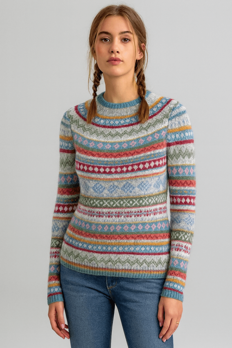 LILY™ - STYLISH RETRO SWEATER - Edith & Mae