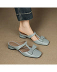 LINA - SQUARE TOE SLIPPERS - Edith & Mae
