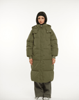 LUNA | HOODED LONG PUFFER JACKET - Edith & Mae