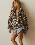NIKKI | SOFT BLOOM FLEECE QUARTER - ZIP - Edith & Mae