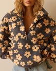 NIKKI | SOFT BLOOM FLEECE QUARTER - ZIP - Edith & Mae