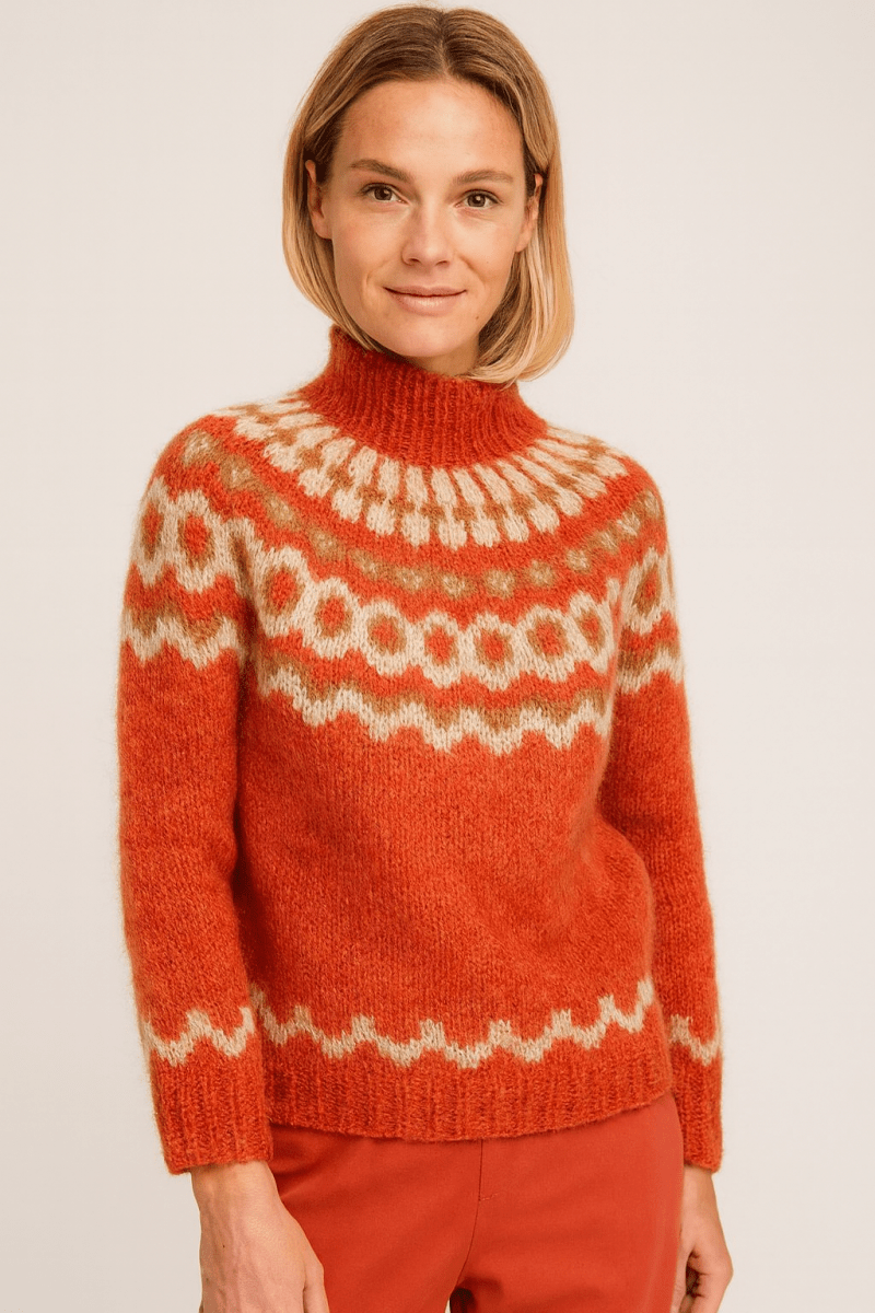 OLIVIA | COZY TURTLENECK SWEATER - Edith & Mae