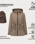 SAGE | LIGHTWEIGHT WATER REPELLENT RAINCOAT - Edith & Mae