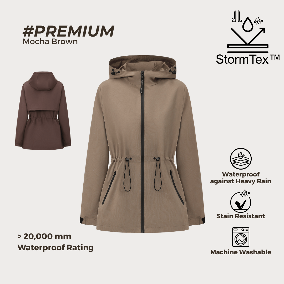 SAGE | LIGHTWEIGHT WATER REPELLENT RAINCOAT - Edith & Mae