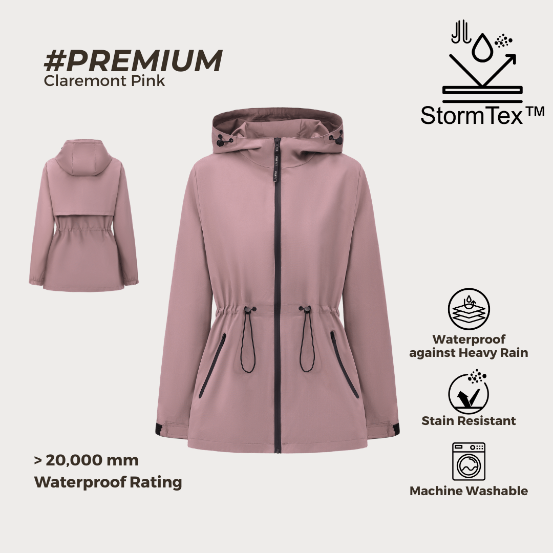 SAGE | LIGHTWEIGHT WATER REPELLENT RAINCOAT - Edith & Mae