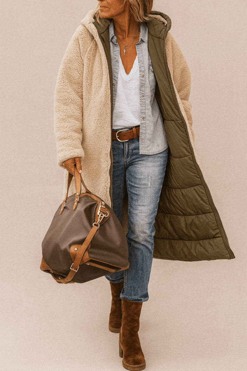 SASHA™ | ELEGANT REVERSIBLE COAT - Edith & Mae