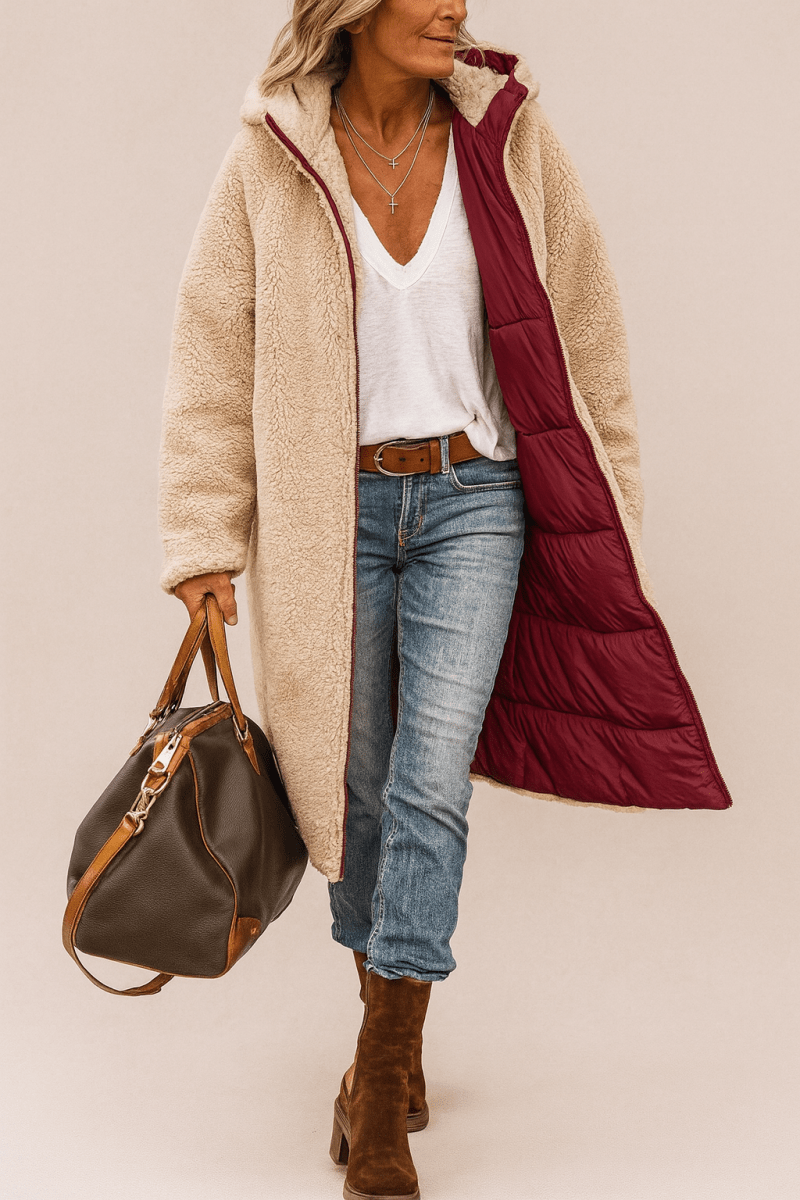 SASHA™ | ELEGANT REVERSIBLE COAT - Edith & Mae