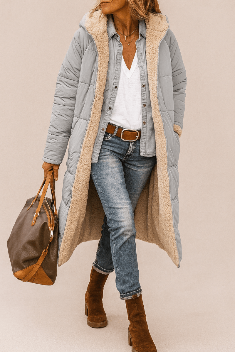 SASHA™ | ELEGANT REVERSIBLE COAT - Edith & Mae
