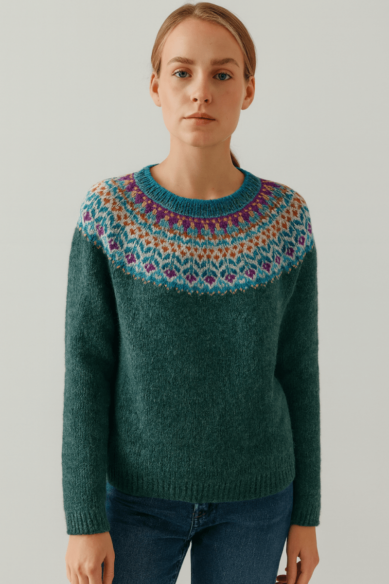 SILVANA™ - COZY RETRO SWEATER - Edith & Mae