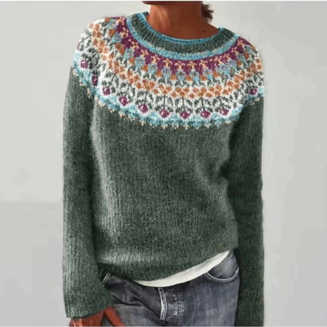 SILVANA™ - COZY RETRO SWEATER - Edith & Mae