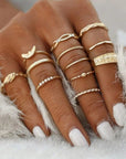 UNIQUE PACK WITH 8 TO 12 RINGS - Edith & Mae