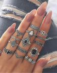 UNIQUE PACK WITH 8 TO 12 RINGS - Edith & Mae