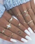 UNIQUE PACK WITH 8 TO 12 RINGS - Edith & Mae