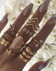 UNIQUE PACK WITH 8 TO 12 RINGS - Edith & Mae