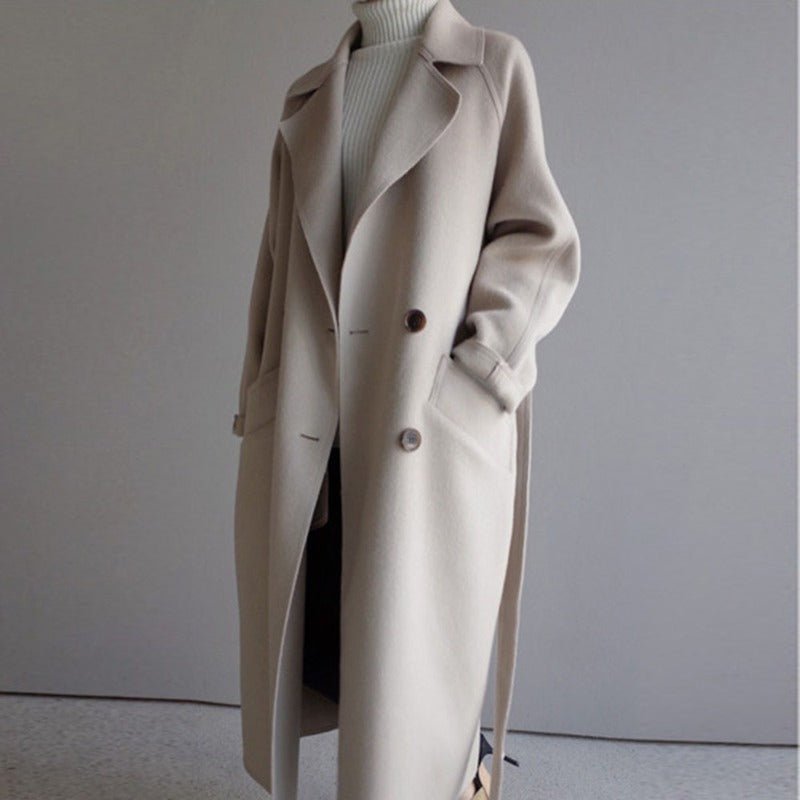 VICTORIA - ELEGANT LONG COAT - Edith & Mae
