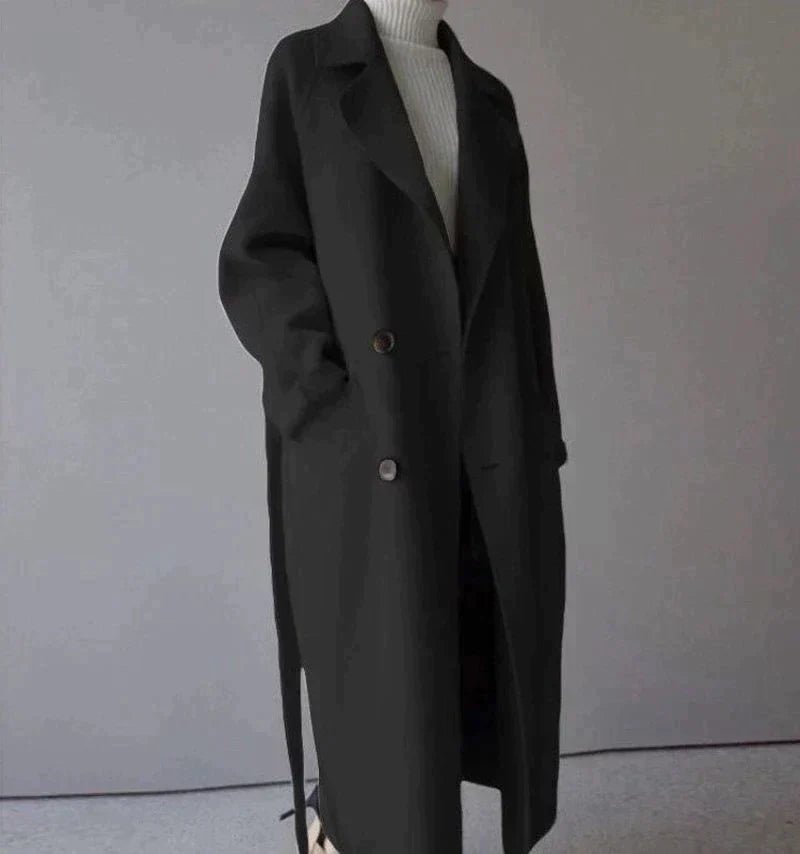 VICTORIA - ELEGANT LONG COAT - Edith & Mae