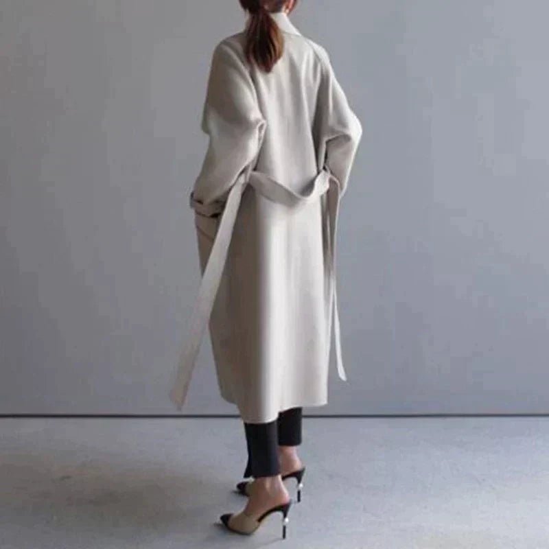 VICTORIA - ELEGANT LONG COAT - Edith & Mae
