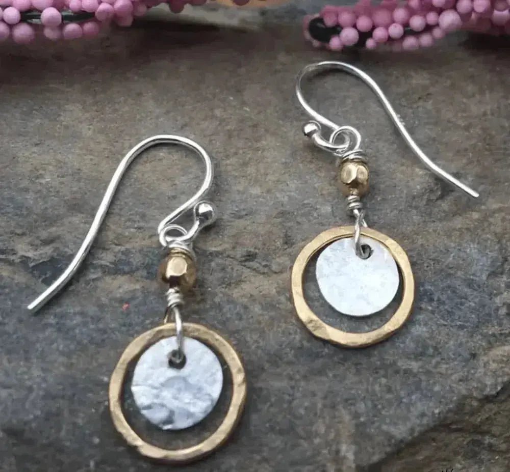 VINTAGE GOLD & SILVER EARRINGS - Edith & Mae
