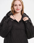 WILLOW | QUILTED WATER REPELLENT HOODED JACKET - Edith & Mae