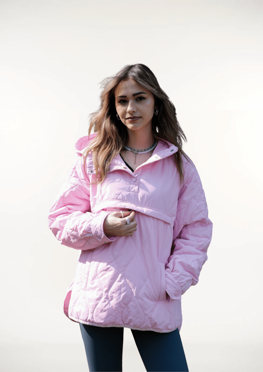 WILLOW | QUILTED WATER REPELLENT HOODED JACKET - Edith & Mae