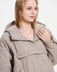 WILLOW | QUILTED WATER REPELLENT HOODED JACKET - Edith & Mae