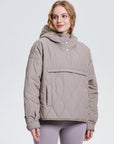 WILLOW | QUILTED WATER REPELLENT HOODED JACKET - Edith & Mae