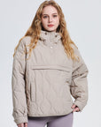 WILLOW | QUILTED WATER REPELLENT HOODED JACKET - Edith & Mae