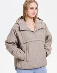 WILLOW | QUILTED WATER REPELLENT HOODED JACKET - Edith & Mae