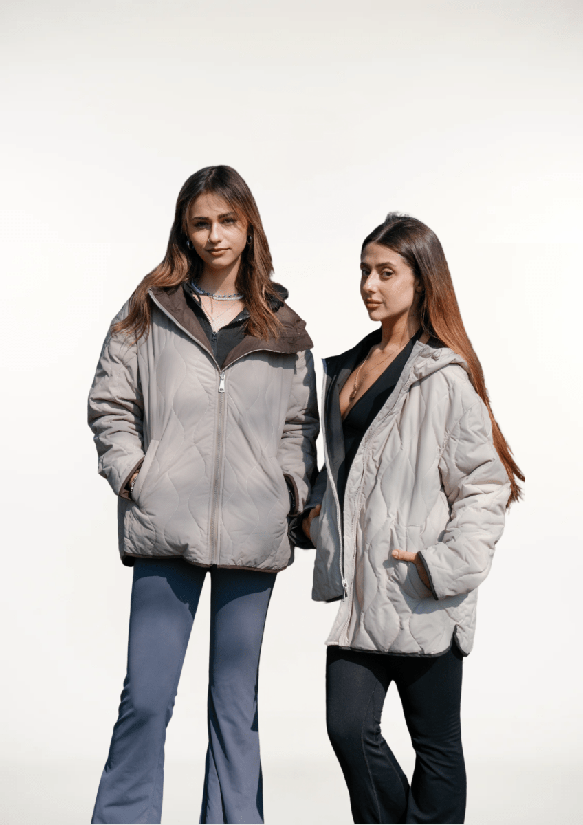 WILLOW | QUILTED WATER REPELLENT HOODED JACKET - Edith & Mae