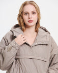 WILLOW | QUILTED WATER REPELLENT HOODED JACKET - Edith & Mae
