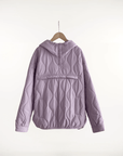 WILLOW | QUILTED WATER REPELLENT HOODED JACKET - Edith & Mae