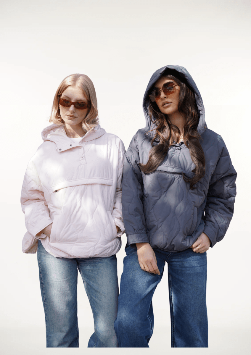 WILLOW | QUILTED WATER REPELLENT HOODED JACKET - Edith & Mae