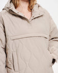 WILLOW | QUILTED WATER REPELLENT HOODED JACKET - Edith & Mae