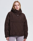 WILLOW | QUILTED WATER REPELLENT HOODED JACKET - Edith & Mae
