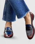 Claudia - Contrast Loafers