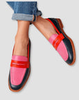 Nyla – Color Block Loafers in Casual Style