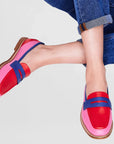 Nyla – Color Block Loafers in Casual Style