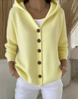 Fleur - Elegant Long Sleeve Cotton Cardigan