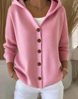 Fleur - Elegant Long Sleeve Cotton Cardigan