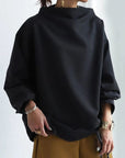 Aria - High Neck Soft Knit Top