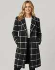 ADRIANA | PLAID WINTER TRENCH COAT - Edith & Mae