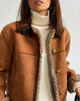 ANNA | BUTTONED SHEEPSKIN JACKET - Edith & Mae