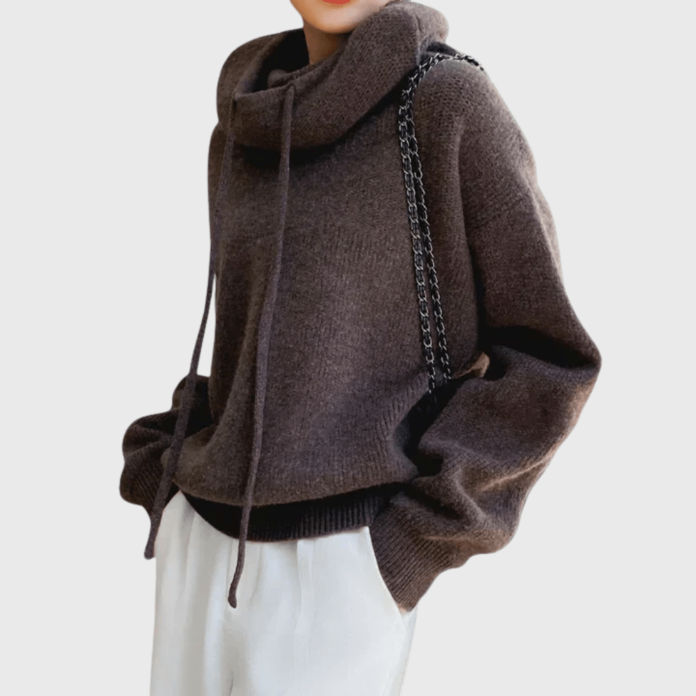 ANNELIE | COZY WIDE TURTLENECK SWEATER - Edith & Mae