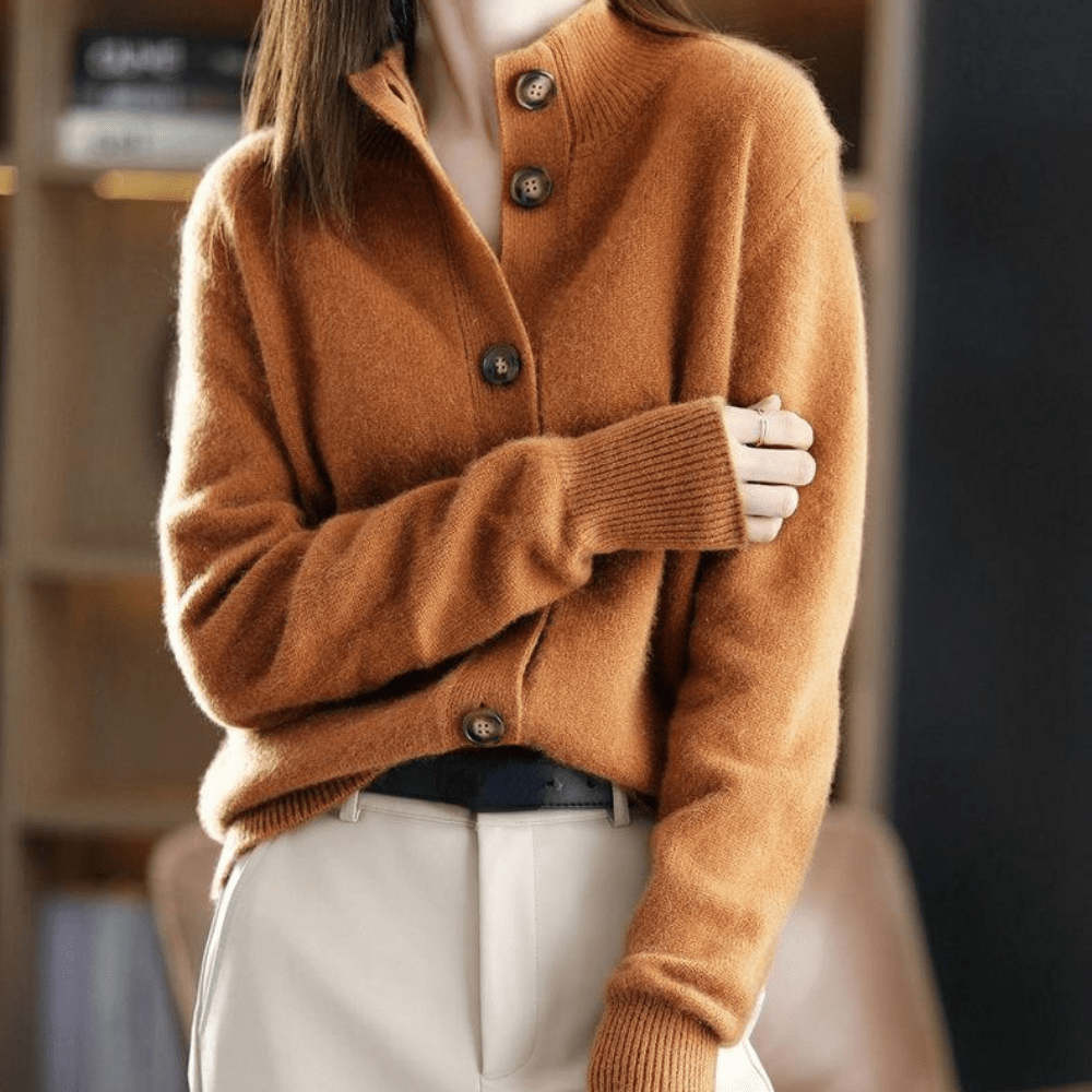 ANNIE | KNIT CASHMERE GILET - Edith & Mae