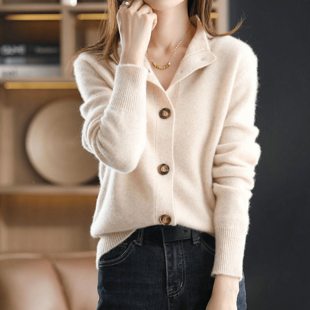 ANNIE | KNIT CASHMERE GILET - Edith & Mae