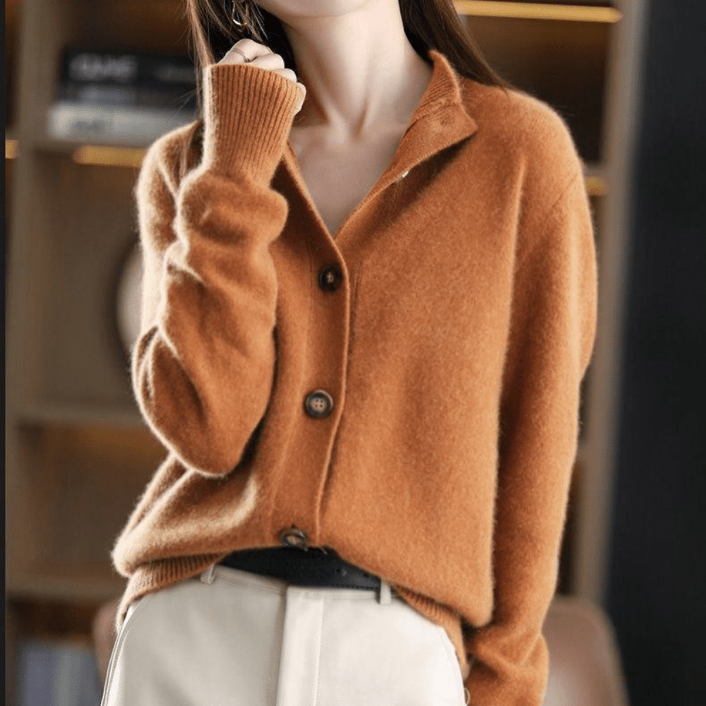 ANNIE | KNIT CASHMERE GILET - Edith & Mae